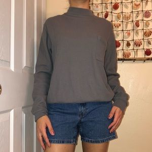 Haband Comfy Grey Sweater w Pocket ✨